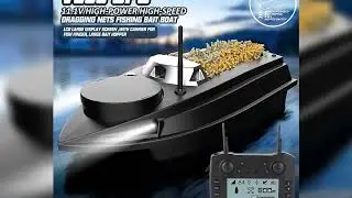 A must-have product!&nbsp;800m GPS Fishing Bait Boat 9 Fishing Grounds 180 Points Bait Boat 6.6lbs Load