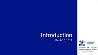 Bureau of Developmental Disability Services &ndash; Introduction