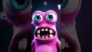 😱 Cute Horror Monster Animation | 3D Weird Funny Loop #WeirdAnimation #LoopAnimation #CreepyCartoon