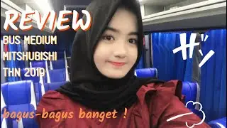 MEREVIEW BUS MEDIUM MITSUBISHI CANTER TAHUN 2019 🚚‼️ MASI BAGUS DAN MULUS BANGET #mustika88 #bus