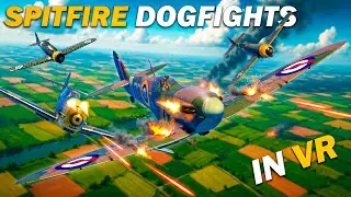 Satisfying Spitfire Mk II DOGFIGHTS | Spitfire vs Bf 109 | War Thunder Sim VR