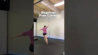 BEGINNING POLE DANCE COMBO// HOW TO POLE DANCE #polefitness #poletutorial