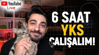 YKS'ye 180 Gün Kala Benimle Verimli Çalış! | 6 SAAT BİRLİKTE ÇALIŞALIM! | Study With Me Live