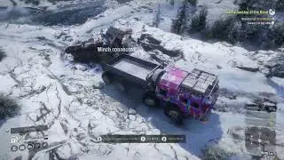 Quebec EP6 - I Flipped 4 Trucks Trying to Build a Bridge - SnowRunner