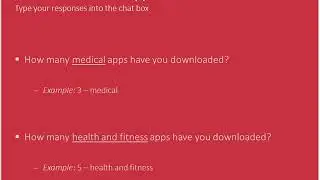 There's an App for That! Tips to Evaluate Consumer Apps for Health April 17, 2019