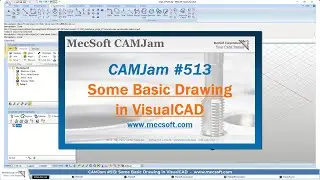Basic Drawing in VisualCAD