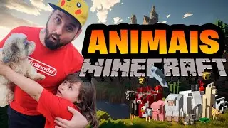 Desafio: imitar TODOS os bichos do Minecraft até achar os mais raros! 🐼🐱