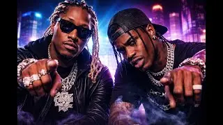 Future ft Travis Scott &ndash; No Love on Airplane Mode ( Official Lyrics Video)