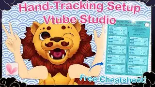 Setting Up Hand-Tracking - Vtube Studio Tutorial (free cheatsheet!)