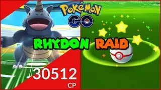 Rhydon RAID in Pokemon GO with PEPCHU! (Pokemon Go RAID)