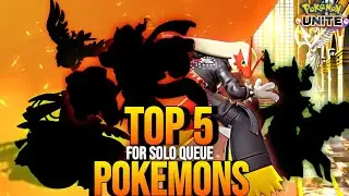 TOP 5 POKEMON FOR SOLO-Q IN POKEMON UNITE!🔥 | BEST POKEMON FOR MASTER RANK | Pokemon Unite