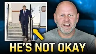 Visibly Ailing Trump Can Barely Walk Down Stairs