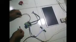 Merubah LCD laptop Menjadi Monitor Exsternal  Menggunakan Board LCD Universal MT561-B Universal LCD