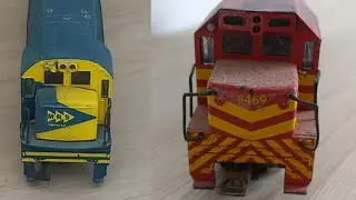 4 Electric Diesel Locomotive HO Scale 1:87 Frateschi Model Model Train Railroading