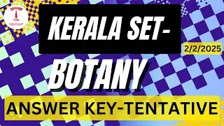 set botany 2025 answer key