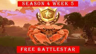 Season 4 Week 5 Free Secret Battle Pass Tier Location in Fortnite