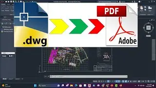 How to convert AutoCAD DWG to PDF