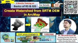How to Create Watershed Using SRTM DEM in ArcMap | SimplyGIS Tutorial
