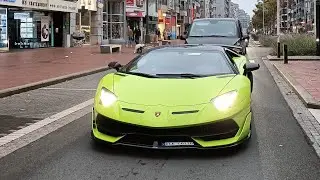 4K - Supercars in Knokke-Heist ZGP 2021 #1 - GT40, MC20, 2xSVJ, De Tomaso, SLR, F12 Revs & MORE !!