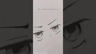 How to draw disappointed eyes 👀#shorts #anime #animetutorial