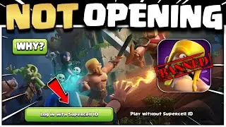 CLASH OF CLANS IS BROKEN! ⚠️ SUPERCELL ID LOG OUT PROBLEM & ACCOUNT NOT OPENING IN COC