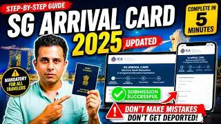How to Fill Out Singapore SG Arrival Card 