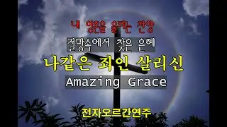 나같은죄인살리신(지치고 힘들때 듣는 은혜로운 찬송 한마디(전자오르간연주)
