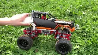 Lego Technic 4x4 crawler 9398 powered by BuWizz outdoor test.