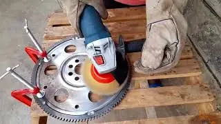 How to Polish Rust off using an angle grinder