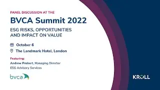 ESG Risks, Opportunities and Impact on Value