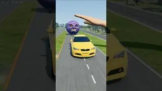 Big & Small Cars vs Giant Hand Slap - BeamNG.drive