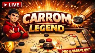 🔥 Carrom Live | Pro Gameplay | Non-Stop Fun 🎯