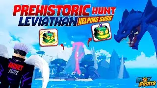 Blox Fruits LIVE 🔴 PreHISTORIC ISLAND + LEVIATHAN HUNT 🔥 Helping SUBS | Levi + PH Hunt |DAY 4.2