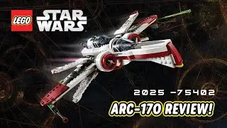 LEGO Star Wars 75402 ARC-170 BUILD & REVIEW!