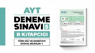 EĞİTİM VADİSİ DENEME 5 AYT B Kitapçığı Türk Dili Ve Edebiyatı   Sosyal Bilimler 01 Soru Çözümleri