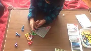 7 years old child with autism solved the puzzle in 40 seconds