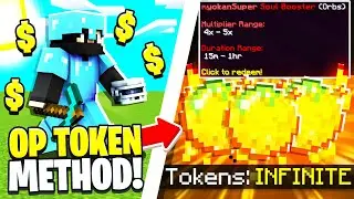 *INSANE* BOOSTER METHOD = UNLIMITED TOKENS! | Minecraft OP Prison | OPLegends