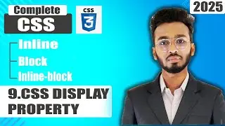 CSS Tutorial for Beginners | CSS display property | CSS Full Course