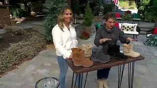 Skechers Slip-ins Easy Going Water-Repellent Suede Boots on QVC