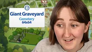 building my sims graveyard for 1000 graves (Streamed 1/24/25)