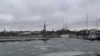 Таллинский порт, пешком, через центр города
