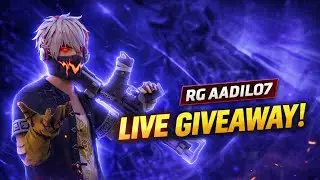 🔴RG AADIL 07 IS NOW LIVE❤️ | FREE FIRE LIVE GIVEAWAY CUSTOM ROOM | #fflivecustomroom