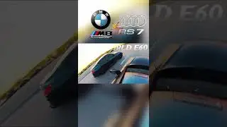 BMW M8 VS Audi RS7 #shorts #bmw #audi