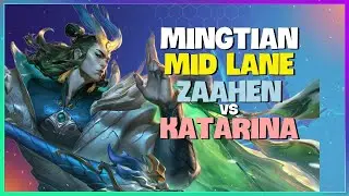MingTian Challenger Zaahen Mid Lane Macro and Teamfight Execution Engsub
