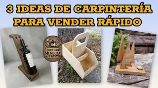 3 ideas de carpintería para vender rápido, tutorial, tips con recortes 