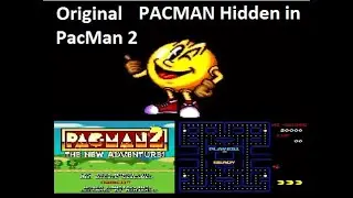 Original Pac-Man hidden in Pac-Man 2 on SNES - Games Within Games