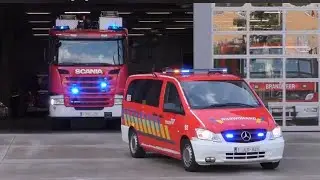 55X Brandweer Antwerpen Post Noord met spoed naar diverse Interventies in Antwerpen