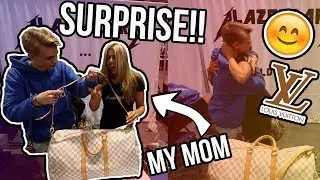 I SURPRISED MY MOM WITH A NEW LOUIS VUITTON DUFFLE!! ($1600)