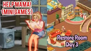 HELP MAMA! HOME RESTORE DAY 3-Block Puzzle #HomeRestore #Gameplay #HomeComing #androidgameplay