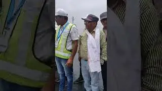 Celebration by Raj Path Infracon Team after crossing previous record of 25.275 km